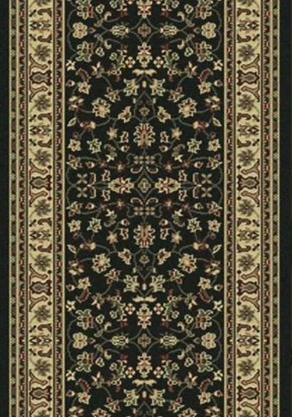 Radici Castello 953 Black Custom Runner - 26" Wide