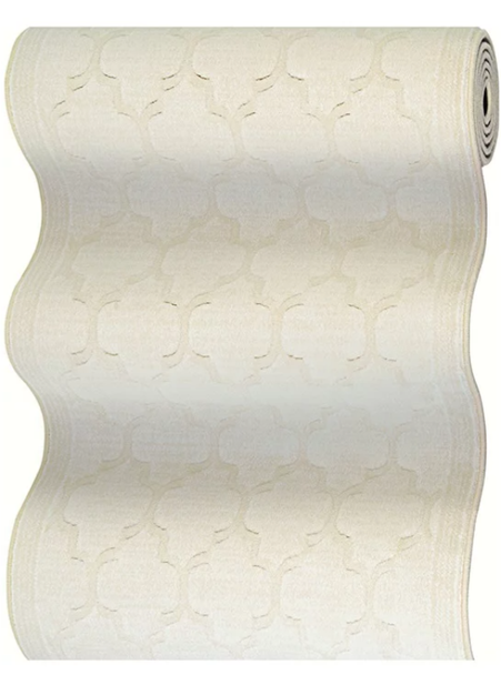 Couristan Marina CB91/0004A Majorca Pearl Custom Runner - 26" Wide