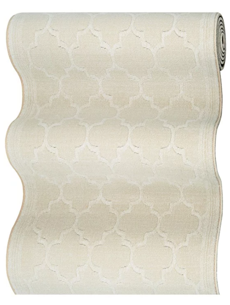 Couristan Marina CB91/B001A Majorca Champagne Custom Runner - 31" Wide