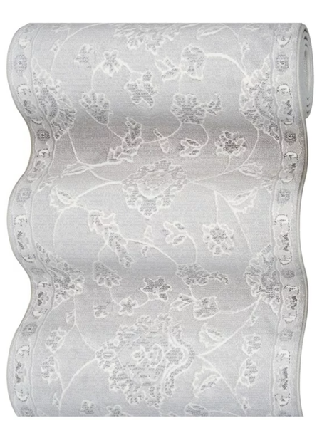 Couristan Marina CB15/B003A Murano Pearl Custom Runner - 31" Wide