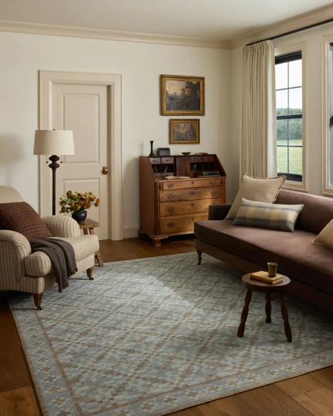 Chris Loves Julia x Loloi Bobby BOB-01 Spa Khaki Rug