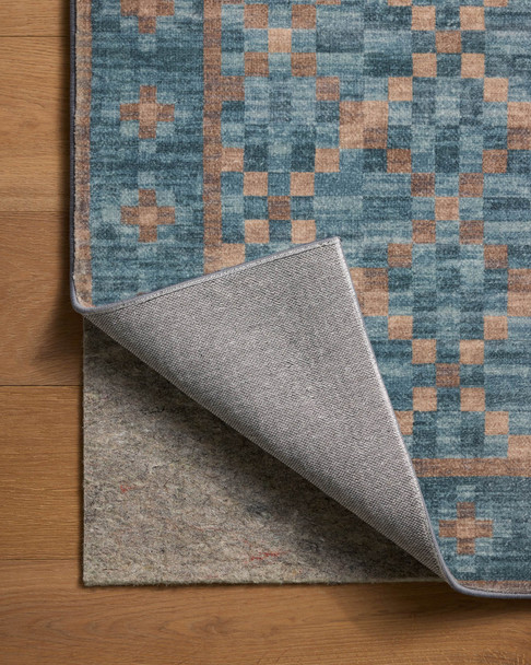 Chris Loves Julia x Loloi Bobby BOB-01 Ocean Copper Rug