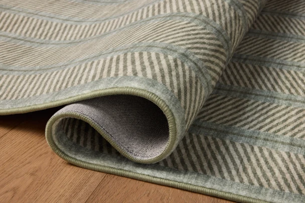 Chris Loves Julia x Loloi Bobby BOB-02 Sage Spa Rug
