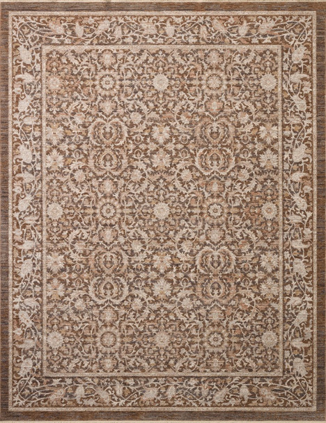 Chris Loves Julia x Loloi Doris DRS-02 Tobacco Ivory Rug
