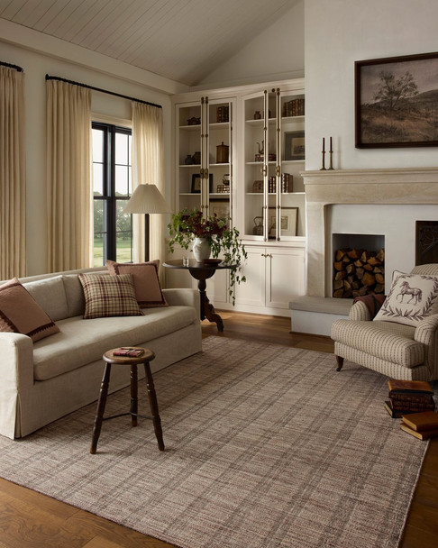 Chris Loves Julie x Loloi Eugene EUG-01 Chestnut Ivory Rug