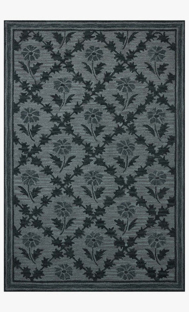Chris Loves Julia x Loloi Norah NRH-01 Denim Midnight Rug