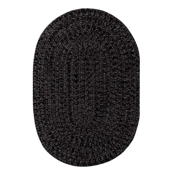 Black Ultra Durable Braided Rug