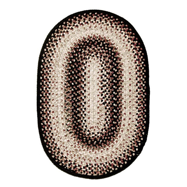 Black Mist Ultra Durable Braided Rug