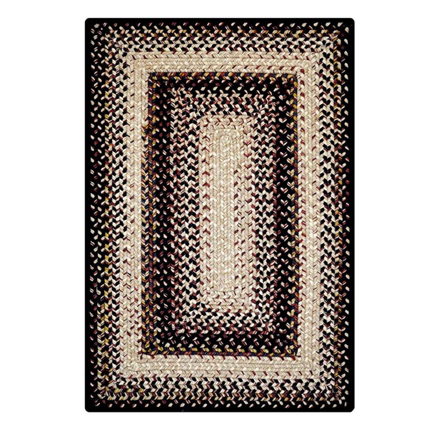 Black Mist Ultra Durable Braided Rug