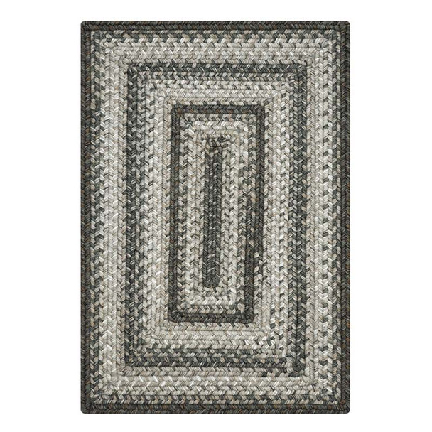 Graphite Ultra Durable Braided Rug