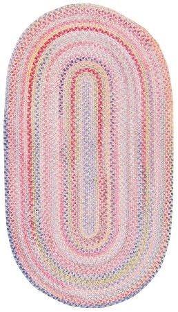 Pink Babys Breath Rug by Capel