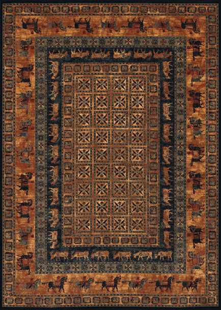 Pazyrk Burnished Rust 1660/3066 Old World Classics Rug by Couristan