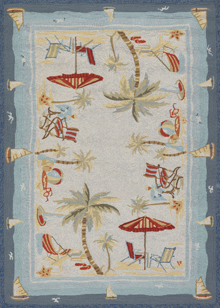 Pacific Heights Ocean 2123/8011 Outdoor Escape Outdoor Rug by Couristan