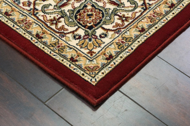 Dynamic Ancient Garden 57011 1414 Red Ivory Area Rug