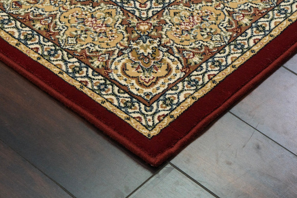 Dynamic Ancient Garden 57090 1484 Red Area Rug