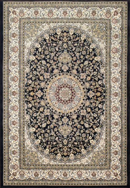 Dynamic Ancient Garden 57119 3434 Blue Ivory Area Rug