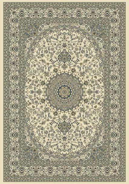 Dynamic Ancient Garden 57119 6464 Ivory Ivory Area Rug