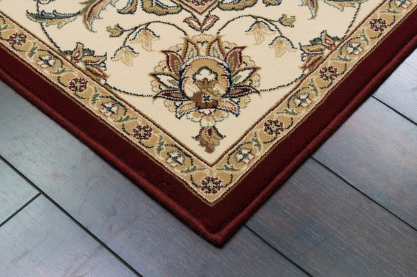 Dynamic Ancient Garden 57365 1464 Red Ivory Area Rug