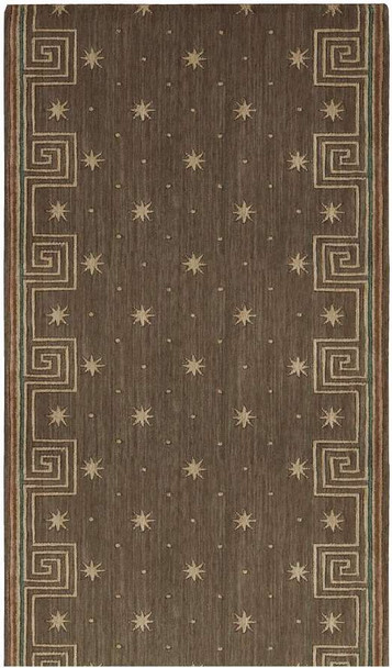 Metropolis ME05 Green Multi Carpet Stair Runner