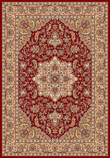 Cambridge 7326 Red/Beige Rug by Kas