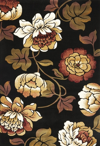 Corinthian 5351 Black Bella Rug by Kas