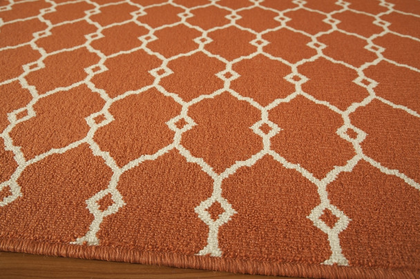 Baja BAJ-02 Orange Rug by Momeni