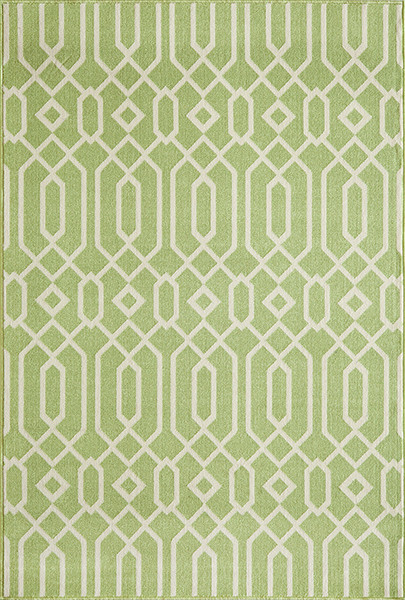 Baja BAJ-03 Green Rug by Momeni