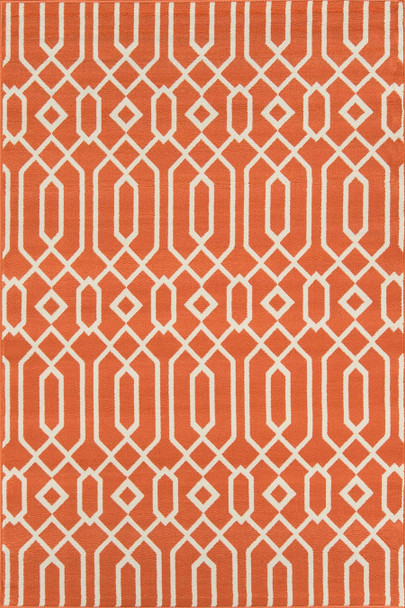 Baja BAJ-03 Orange Rug by Momeni