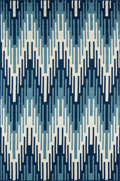 Baja BAJ-06 Blue Rug by Momeni