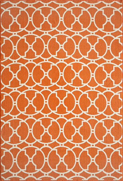 Baja BAJ-11 Orange Rug by Momeni