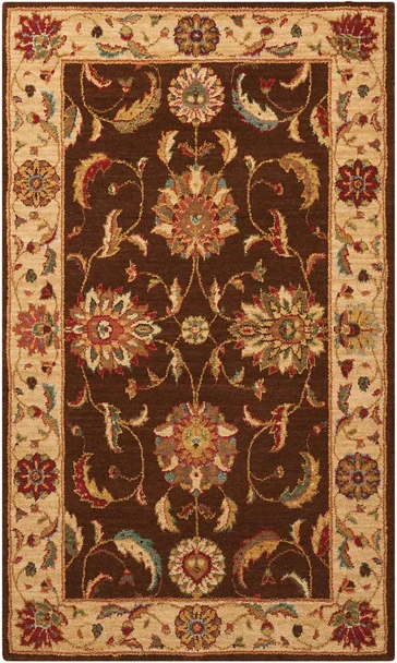 Living Treasures LI04 Brown Rug by Nourison
