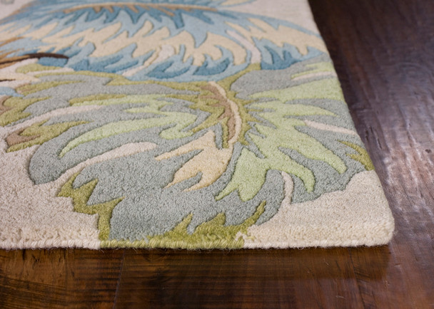 Kas Havana 2630 Ivory Blue Oasis Area Rug