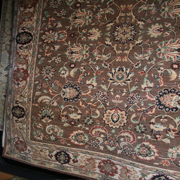 Persian Dream Brown Earth - 100% Machine Made Wool