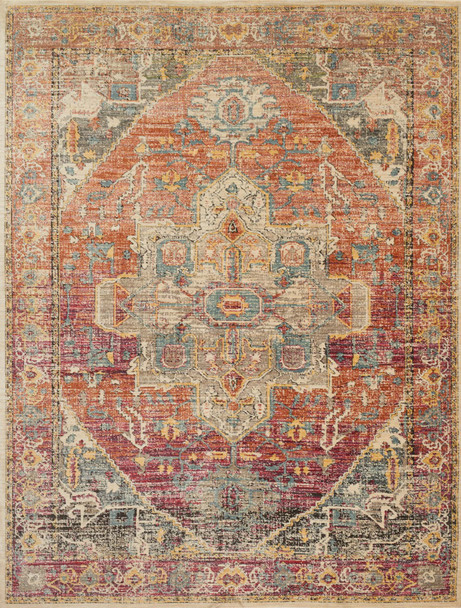 Loloi Javari JV-08 Berry Sunrise Rug