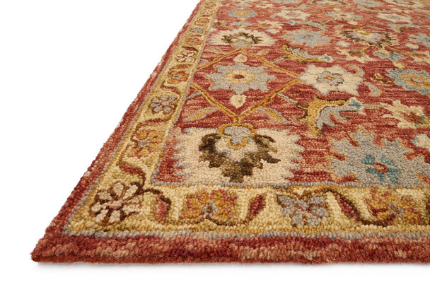 Loloi Victoria VK-09 Terracotta Gold Rug