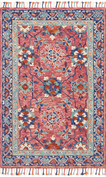 Loloi Zharah ZR-03 Rose Denim Rug