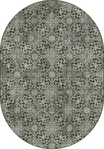 Dynamic Ancient Garden 57162 3696 Steel Blue Rug