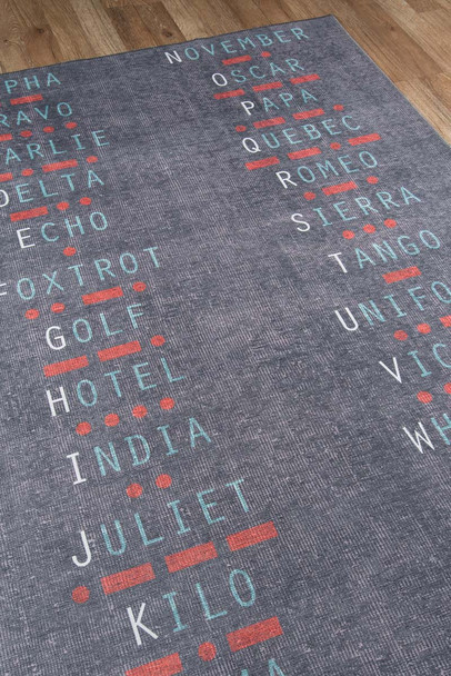 Momeni Novogratz District DIS-2 Charcoal Rug