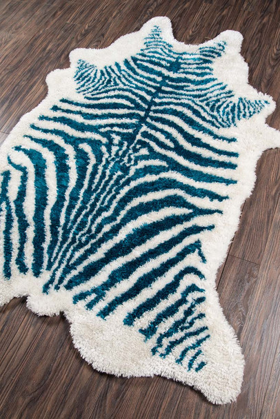 Momeni Novogratz Kalahari KAL-1 Turquoise Rug
