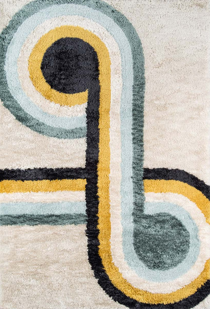 Momeni Novogratz Retro RET-3 Blue Rug