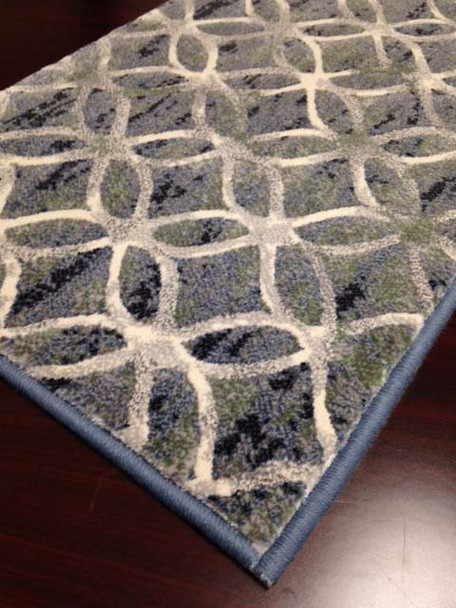 Luna 63396 Blue Hallway and Stair Runner