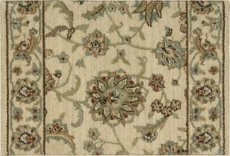 Sultana SU-21 Ivory Traditional Persian Carpet Stair Runner