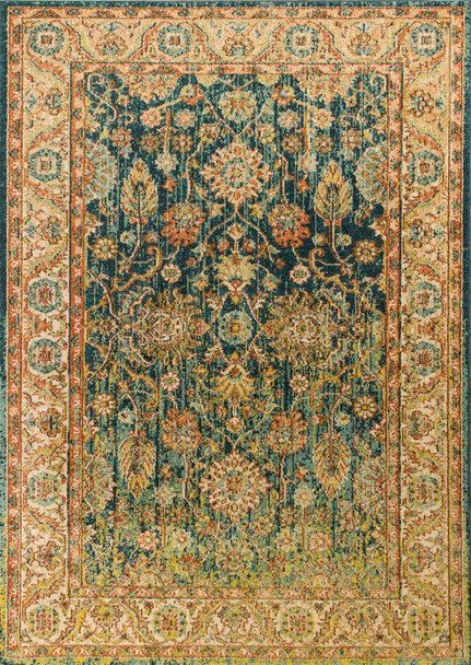 Kas Casablanca 4402 Teal Sand Cyrus Rug