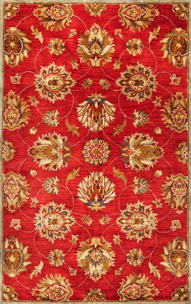 Syriana Allover Kashan 6003 Red Rug by Kas
