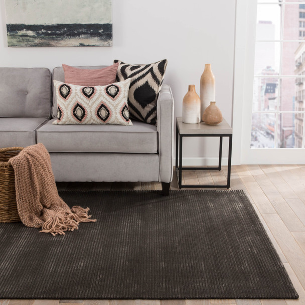 Jaipur Living BI15 Basis Basis Black olive Rug