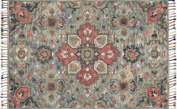 Loloi Zharah ZR-13 Light Blue Multi Rug
