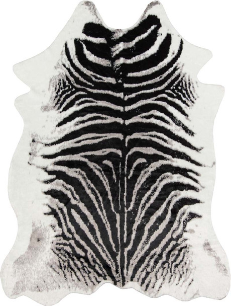 Momeni Erin Gates Acadia ACA-1 Zebra Black Rug