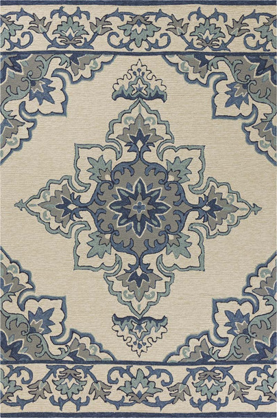 Kas Harbor 4238 Ivory Blue Serafina Rug