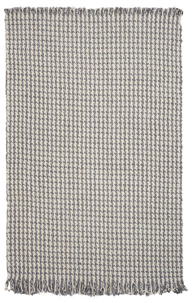 Kas Maui 1342 Ivory Grey Houndstooth Rug
