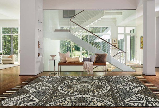 Capel Rambler Shaman 2585-385 Gray Rug